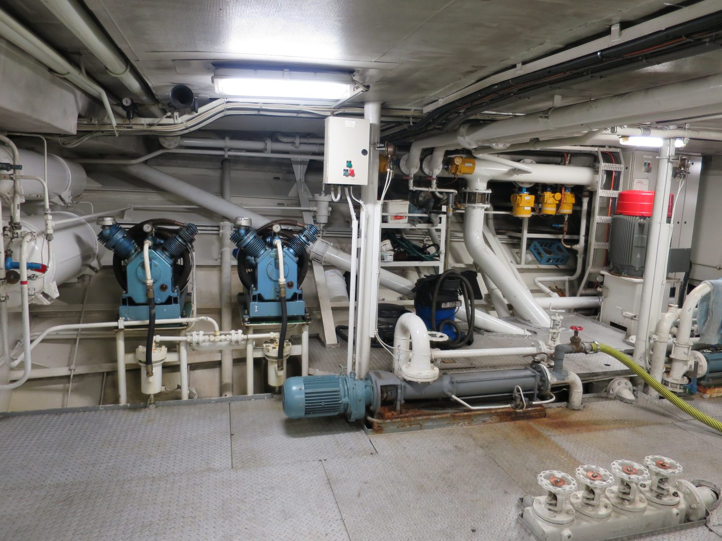 Ferry machinery room