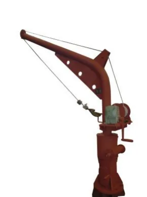 Manual deck crane reference