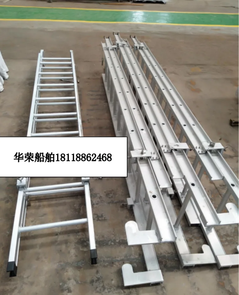 Aluminium fixed ladder assemblies