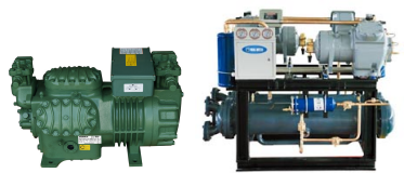 Marine refrigeration compressors